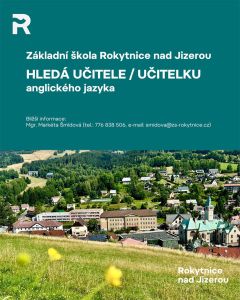 Hledáme učitele/učitelku anglického jazyka