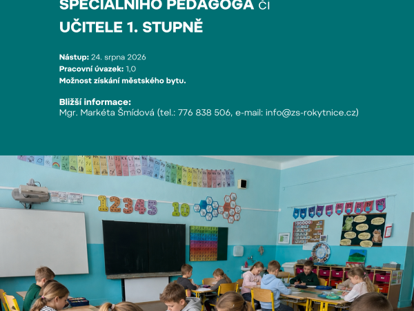 Hledáme speciálního pedagoga/pedagožku