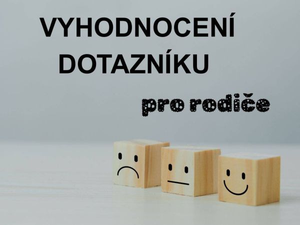 Evaluace - dotazník pro rodiče