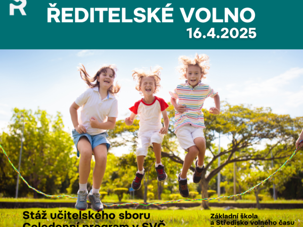 Ředitelské volno - jaro 2025