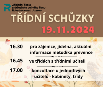 Třídní schůzky